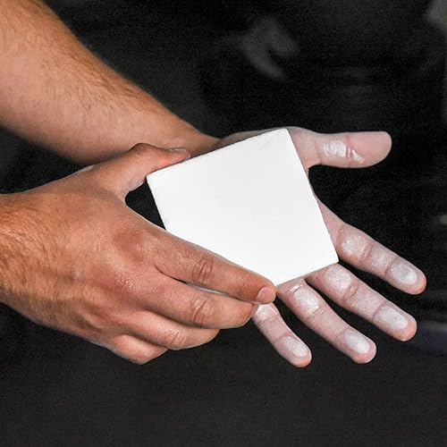 Miniatura 4 de Nexo - Tiza prémium para levantamiento de pesas y ASMR, 1 libra (ocho bloques de 2 onzas), tiza triturable para gimnasio