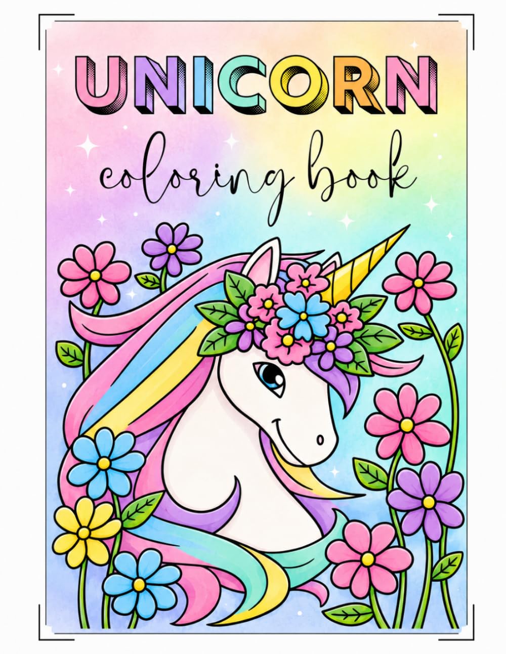 Unicorn Quotes Coloring Book