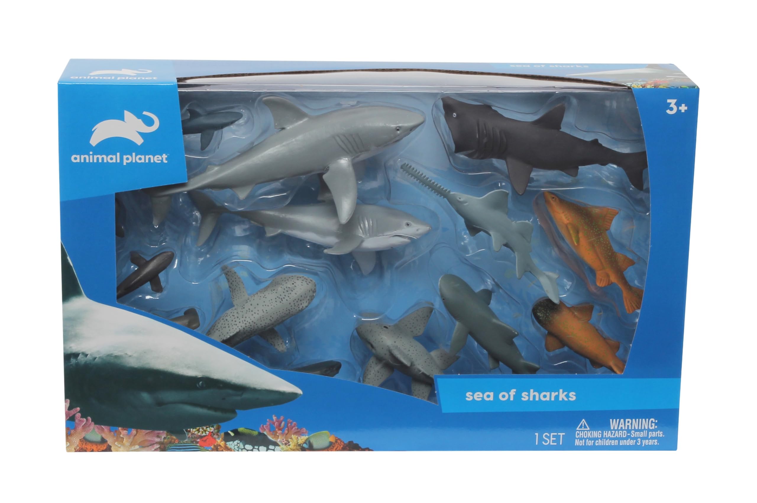Amazon.co.jp: Animal Planet Sea of Sharks プレイセット – 14ピース