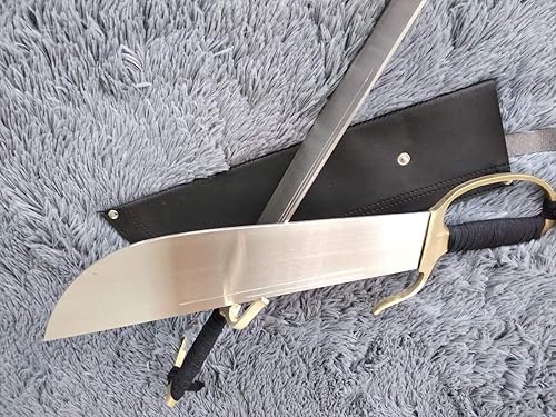 Miniatura 5 de Wing Chun ocho cortadorhoja de acero al carbono mediomano de latónequipo de Kung fu