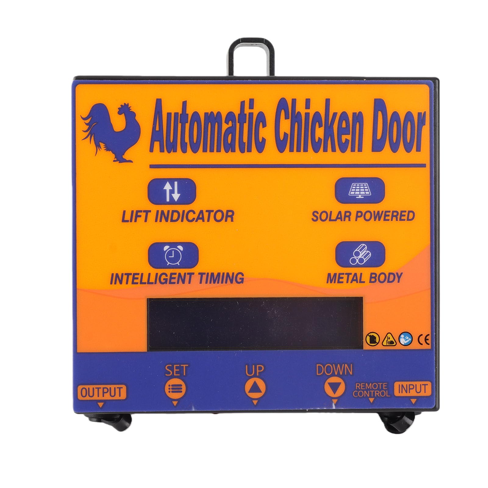 Puerta Automática para Gallinero con Temporizador, Abridor de Cortina Enrollable para Pollos, Patos y Gansos: Fácil de Usar, Seguro y Confiable