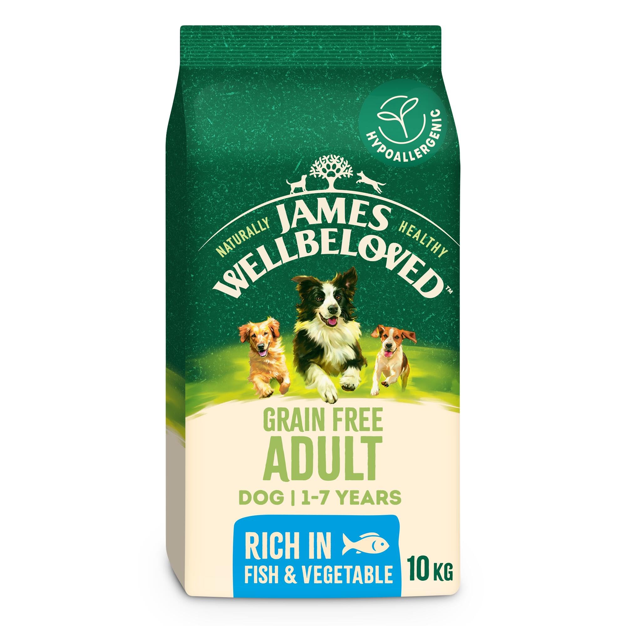 James Wellbeloved Grain Dry Dog Free Adult Fish & Veg 10Kg
