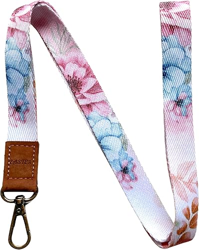 Miniatura 8 de Eastex Llavero con cordón de girasol cordón de identificación con estampado de girasol para llaves