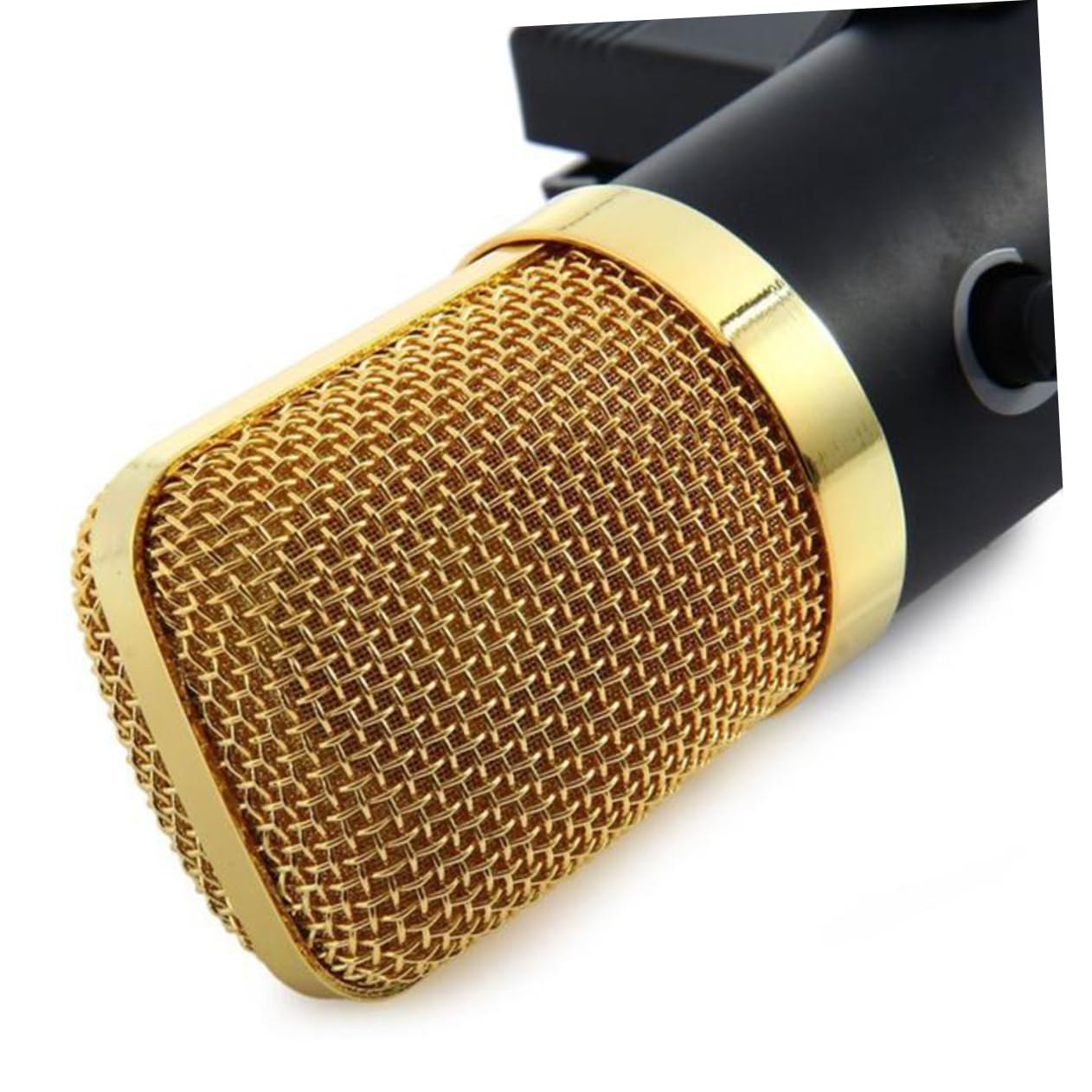 TOYANDONA Ftl USB Kondensator Mikrofon Mit Integriertem Reverb-chip Verstellbarem Ständer Surround-Sound Für Heimstudio Und Schwarz