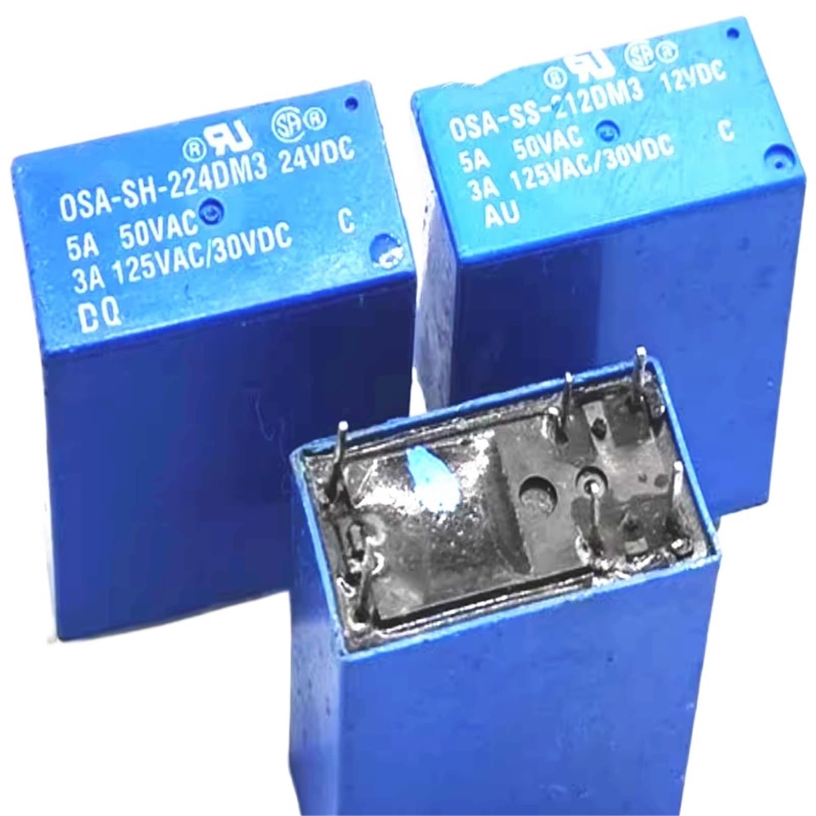 Relais OSA-SH-224DM3 24V CC 5A 6 broches pour circuit imprimé