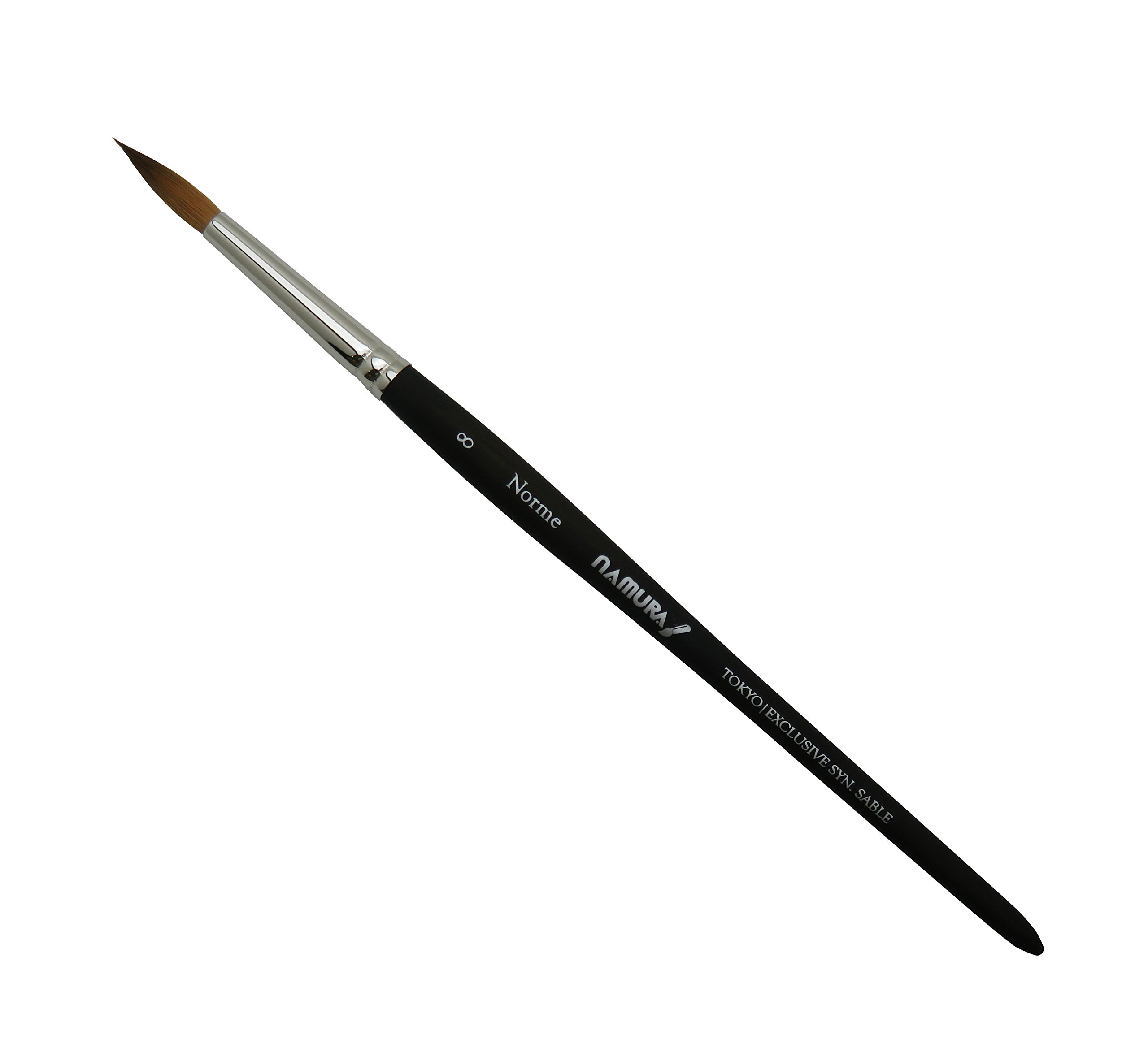Amazon.co.jp: 名村大成堂(Namurataiseidou) 水彩筆 Norme(ノルム) 8号