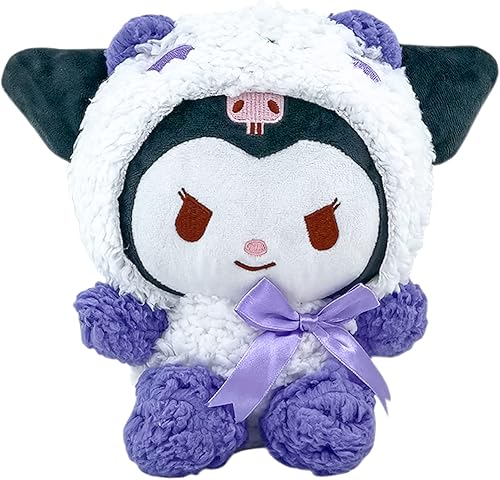 Miniatura 1 de Uptheuns Peluche Kuromi de dibujos animados Kawaii de 9 pulgadas linda figura de peluche de anime Kuromi el mejor regalo para niños y niñas fanáticos