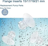 Vista 6 de Inserto de brida 3 piezas de 0.669 in para Momcozy S12 pro/S9 pro/S9/S10/S12/Medela/Tsrete/Spectra/Bellabababy, etc. Extractor de leche portátil