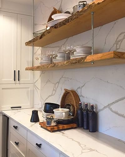 Vista 147 de Design House 189647 - Tiradores sólidos para gabinete, paquete de 10, tiradores de cajón de centro a centro, manijas de cocina modernas, acero Acero