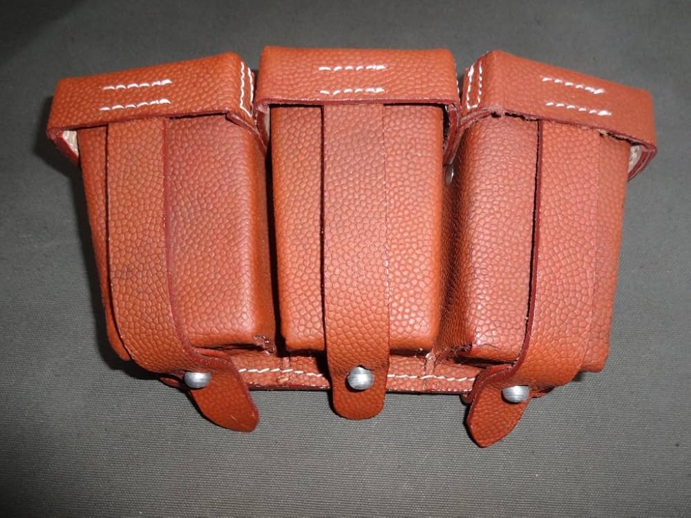 Amazon.co.jp: WWIドイツ1909 GEW 98レザー弾薬ポーチミッド