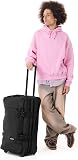 Eastpak Tranverz M Valise Moyenne 78L (67 x 35,5 x 30 cm), bagage à roulettes, valise légère et résistante avec double compartiment, poignée télescopique & serrure TSA - BLACK - 2
