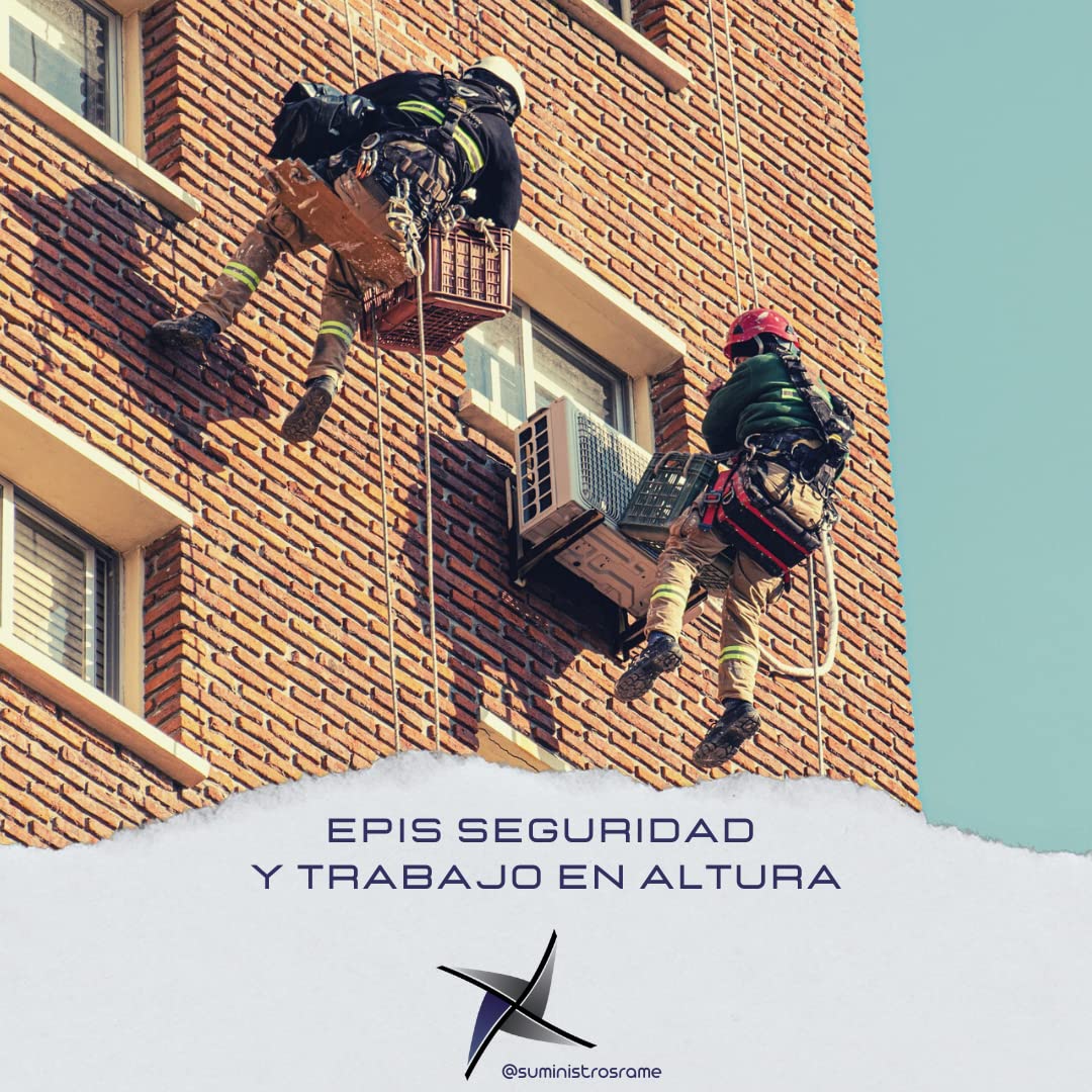 RMT Arnés Seguridad Trabajo Cuerpo Entero Ajustable | Arnes Anticaídas 5 puntos de Anclaje con Protección Lumbar y Muslos