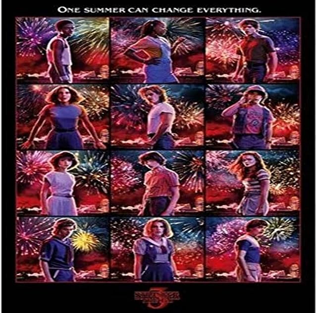 Stranger Things Maxi Poster (Character Montage Design) 61cm x 91.5cm - Official Merchandise  