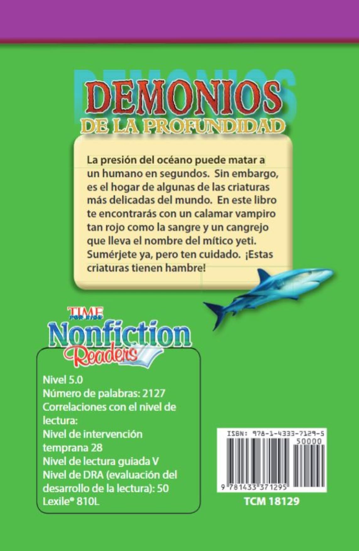 Time for Kids Informational Text Grade 5 Spanish 30-Book Set (Time for Kids Nonfiction Readers): Challenging Set (Teacher Created Materials Library Set)