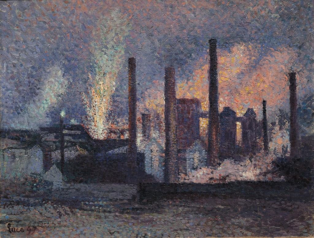 Impression d'affiches Maximilien Luce toile décoration murale 60x90 - 5