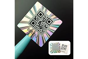300 Hologram QR Code Hologram Labels, Tamper-evident Security Guarantee