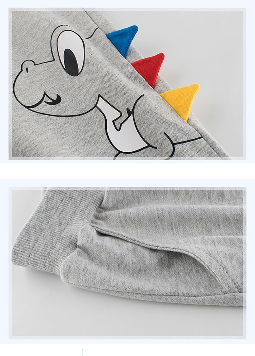 Toddler Boys Sweatpants Kids Sport Jogger Pants Cotton Active Pants Multipack - Image 5