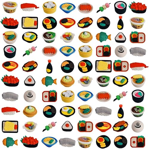 Miniatura 7 de 30 piezas de borrador para niños, mini rompecabezas para fiestas de premio de juegos infantiles, carnaval y suministros escolares (pastel)