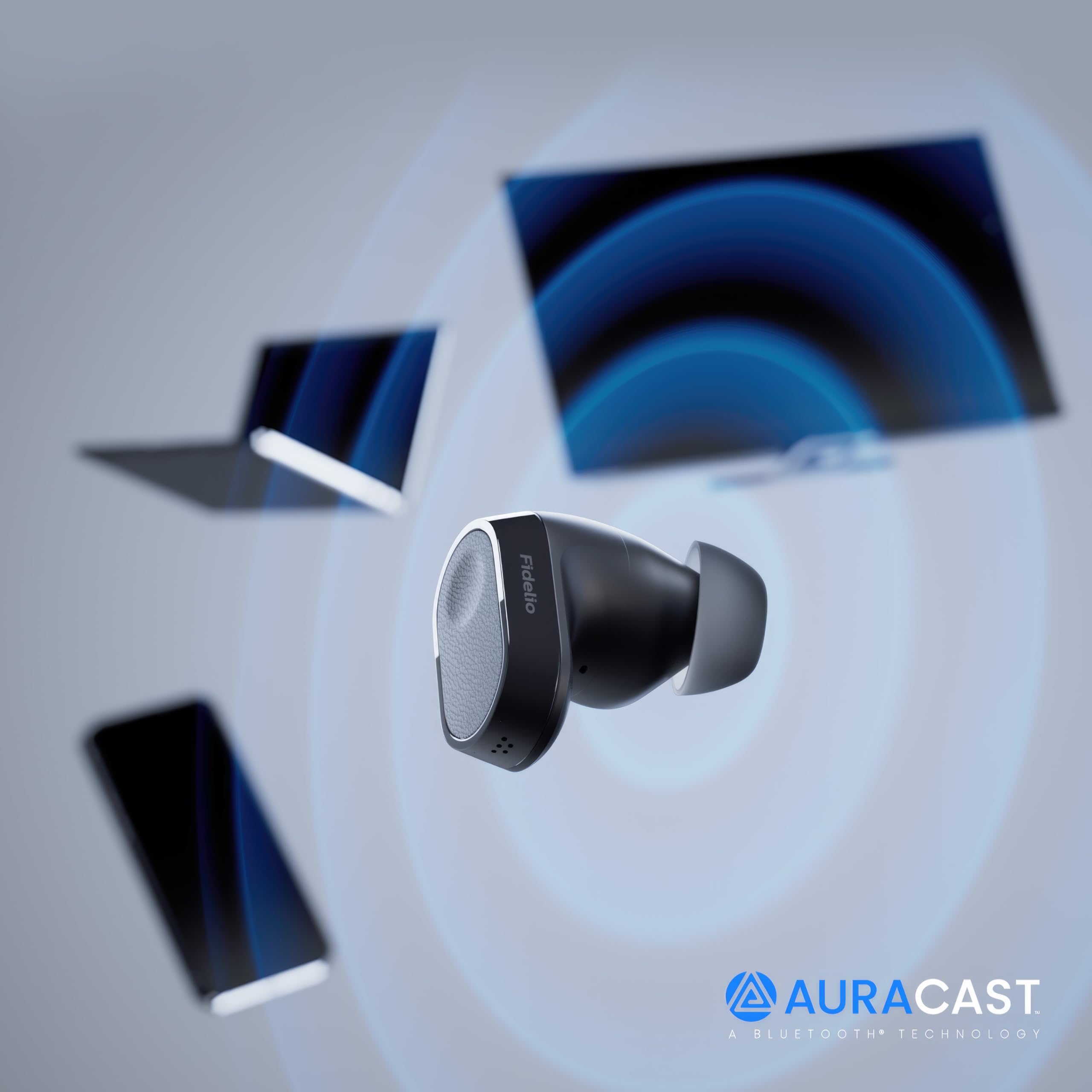 Philips Audio Fidelio T2 Noise Cancelling True Wireless In-Ear Bluetooth Kopfhörer - Hervorragende Gesprächsqualität, kompatibel mit Sprachassistent und bis zu 40 Stunden Musikwiedergabe - Schwarz