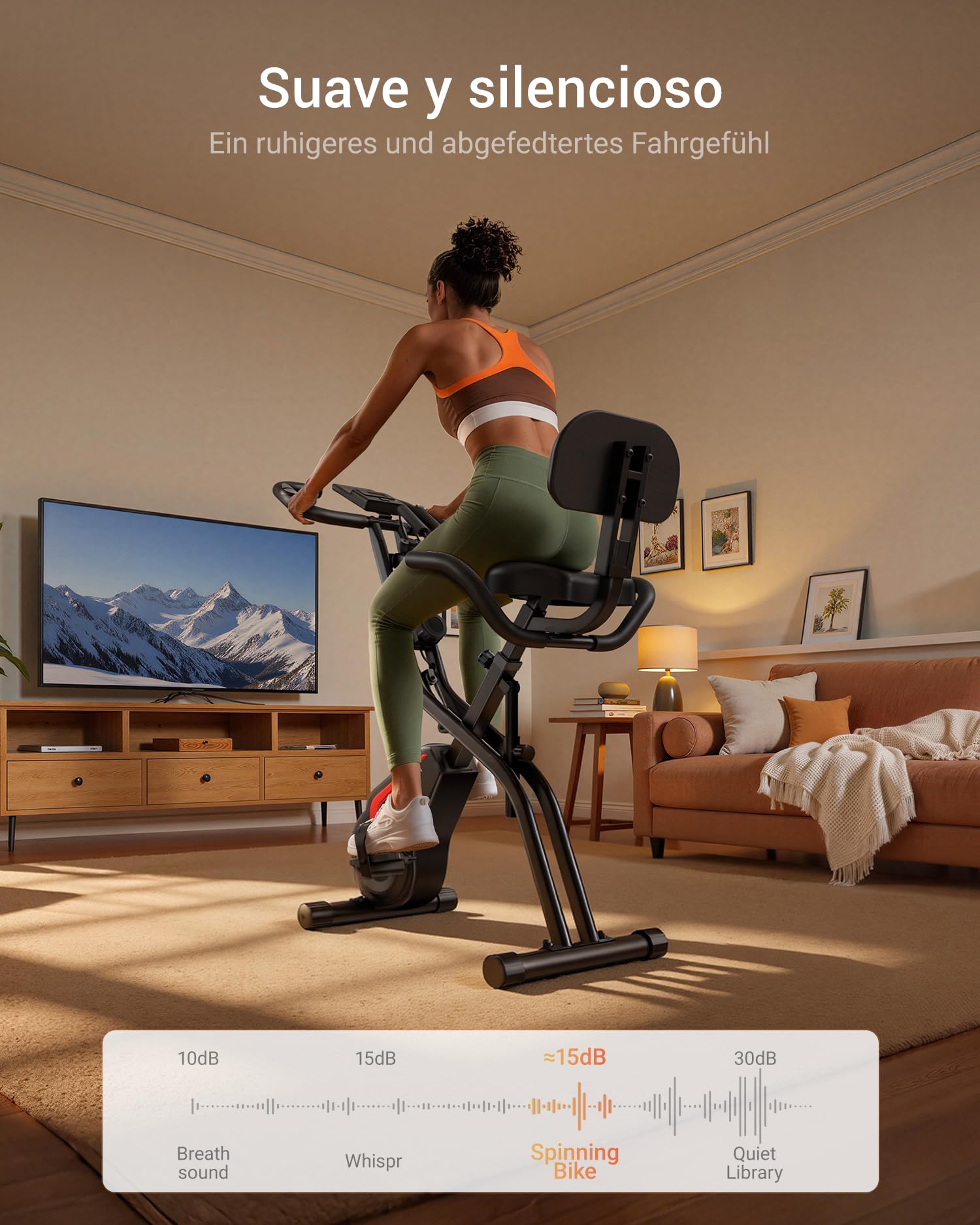 CURSOR Bicicleta estática,Bicicleta spinning profesional