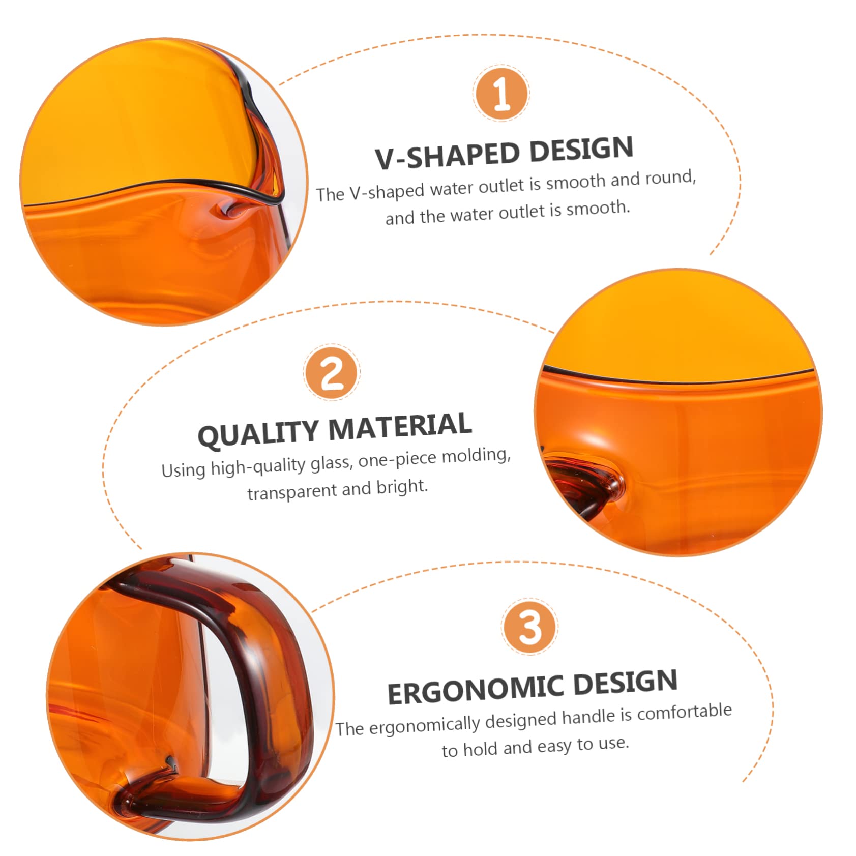 GRIRIW 2 Pcs Stove Top Coffee Maker Espresso Pitcher Glass Pot Portable Pot Quality Tea Holder