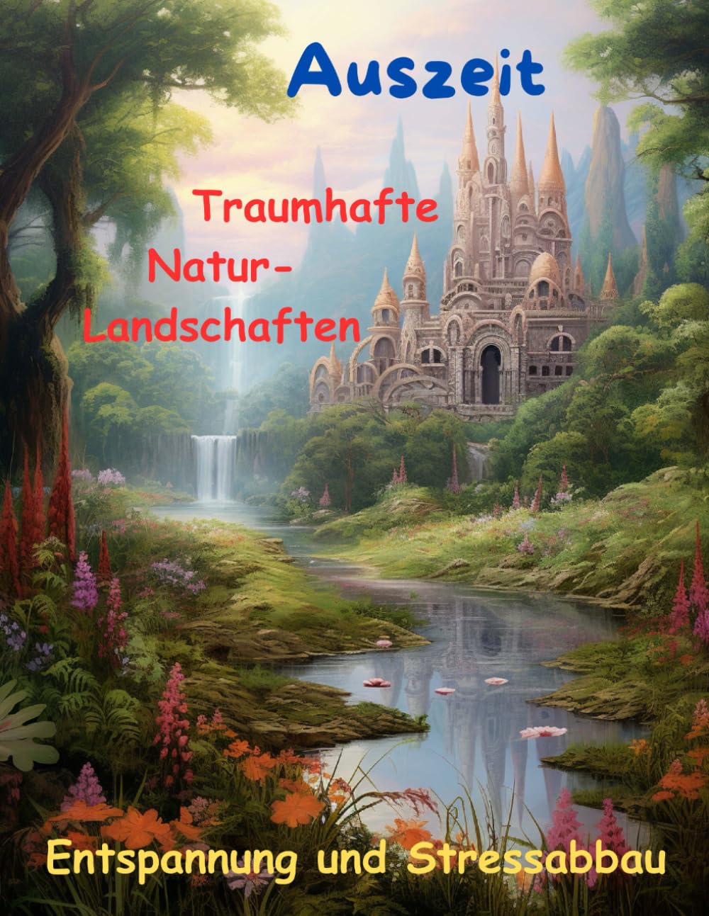 AUSZEIT traumhafte Natur-Landschaften -Malbuch für Erwachsene -50 atemberaubende Motive: -Entspannung und Stressabbau -nimm dir ZEIT, für DICH -Ausmalbilder Landschaften