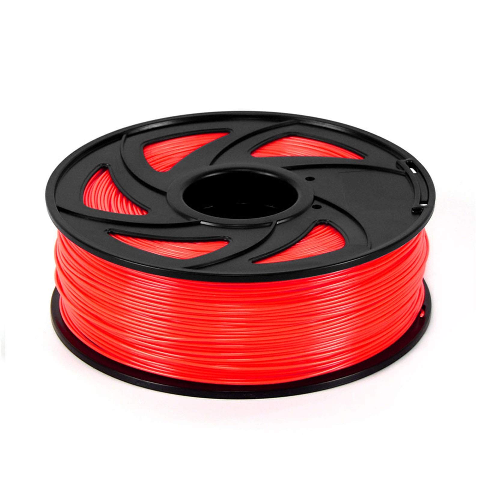 3D-PLA/ABS/PETG-Filament, 1,75 mehrfarbig, 1 kg, Kunststoffspulen-Filament, 3D-Drucker-Filament Impressora 3D-Filamento (Farbe: PLA 1 kg rot)