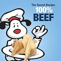 Vista 5 de ValueBull Orejas de vaca, varios tamaños y formas, paquete a granel de 120 unidades, golosinas naturales para perros, 100% carne de res Angus, un