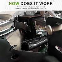 Vista 4 de 946-04173E - Cable de compromiso de cubierta que reemplaza a MTD Troy-Bilt 946-0417C 746-04173 746-04173B 946-04173B compatible con Troy-Bilt