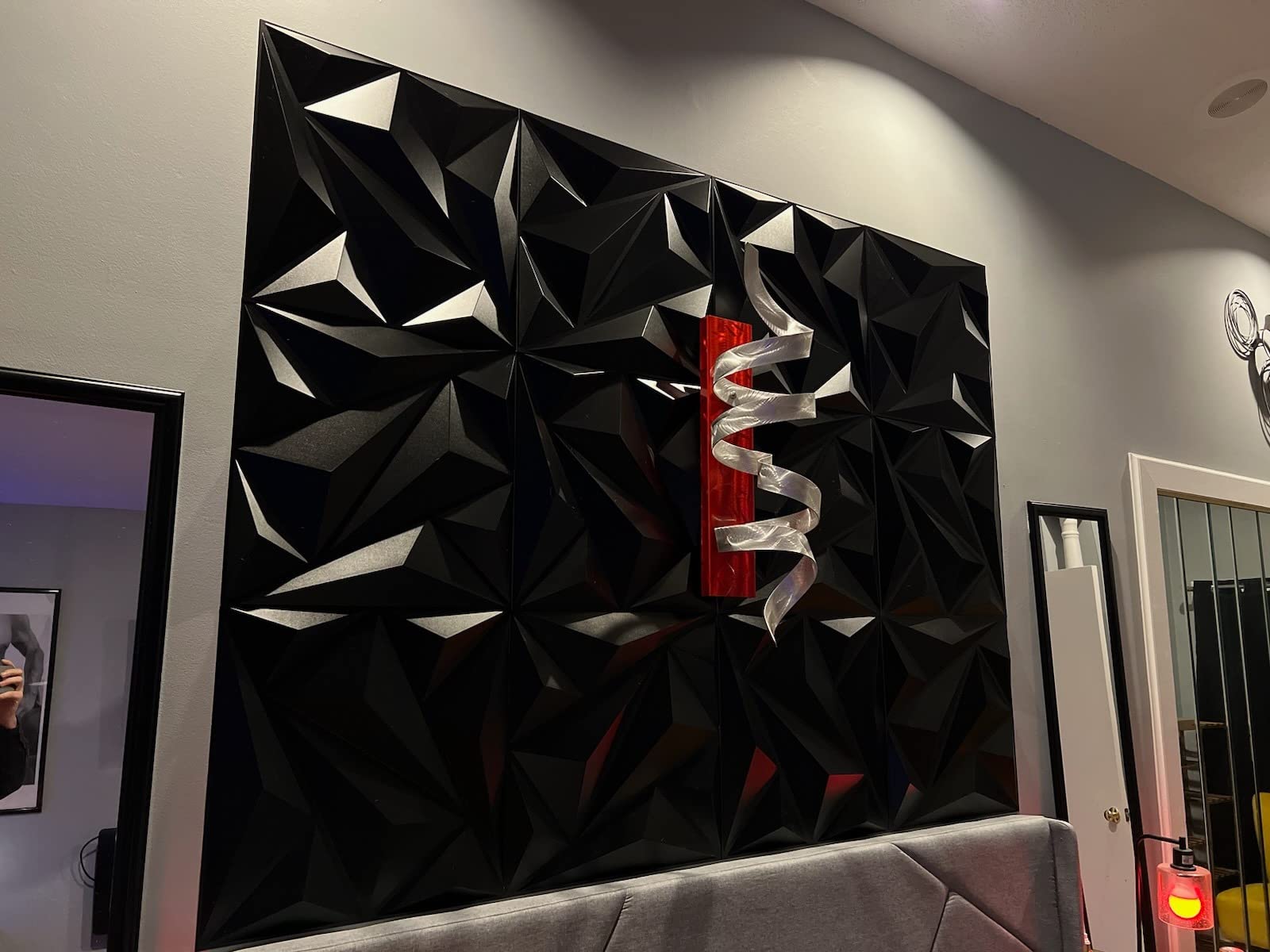 $8/mo - Finance Art3dwallpanels PVC 3D Wall Panel Diamond for Interior ...