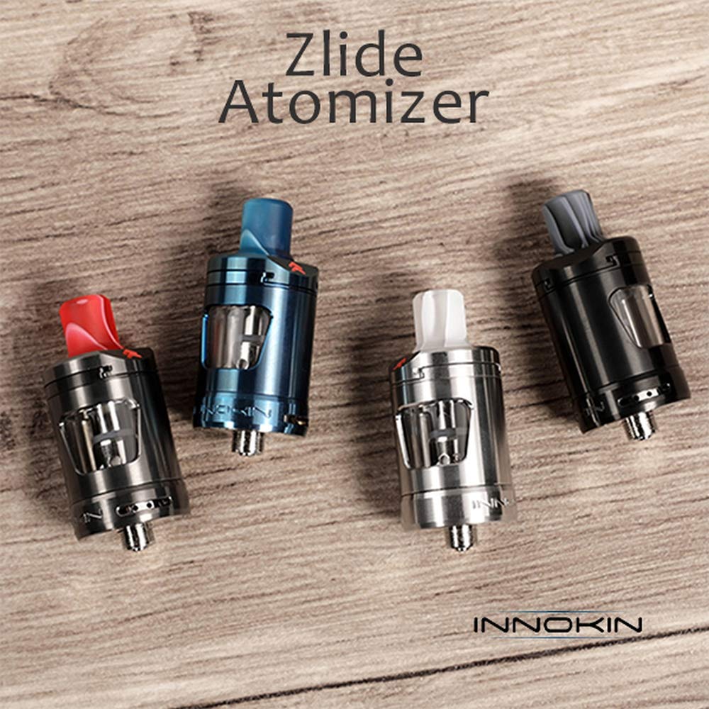 INNOKIN - Clearomiseur Zlide Tank - Pour Cigarette Electronique - Compatible Gamme Z Coil - Diamtre 22 mm - Rservoir 2 ml - Pyrex Remplaable - Inhalation MTL - Sans Nicotine Ni Tabac - Bleu : Amazon.fr: High-Tech INNOKIN - Clearomiseur Zlide Tank - Pour Cigarette Electronique - Compatible Gamme Z Coil - Diamtre 22 mm - Rservoir 2 ml - Pyrex Remplaable - Inhalation MTL - Sans Nicotine Ni Tabac - Bleu : Amazon.fr: High-Tech
