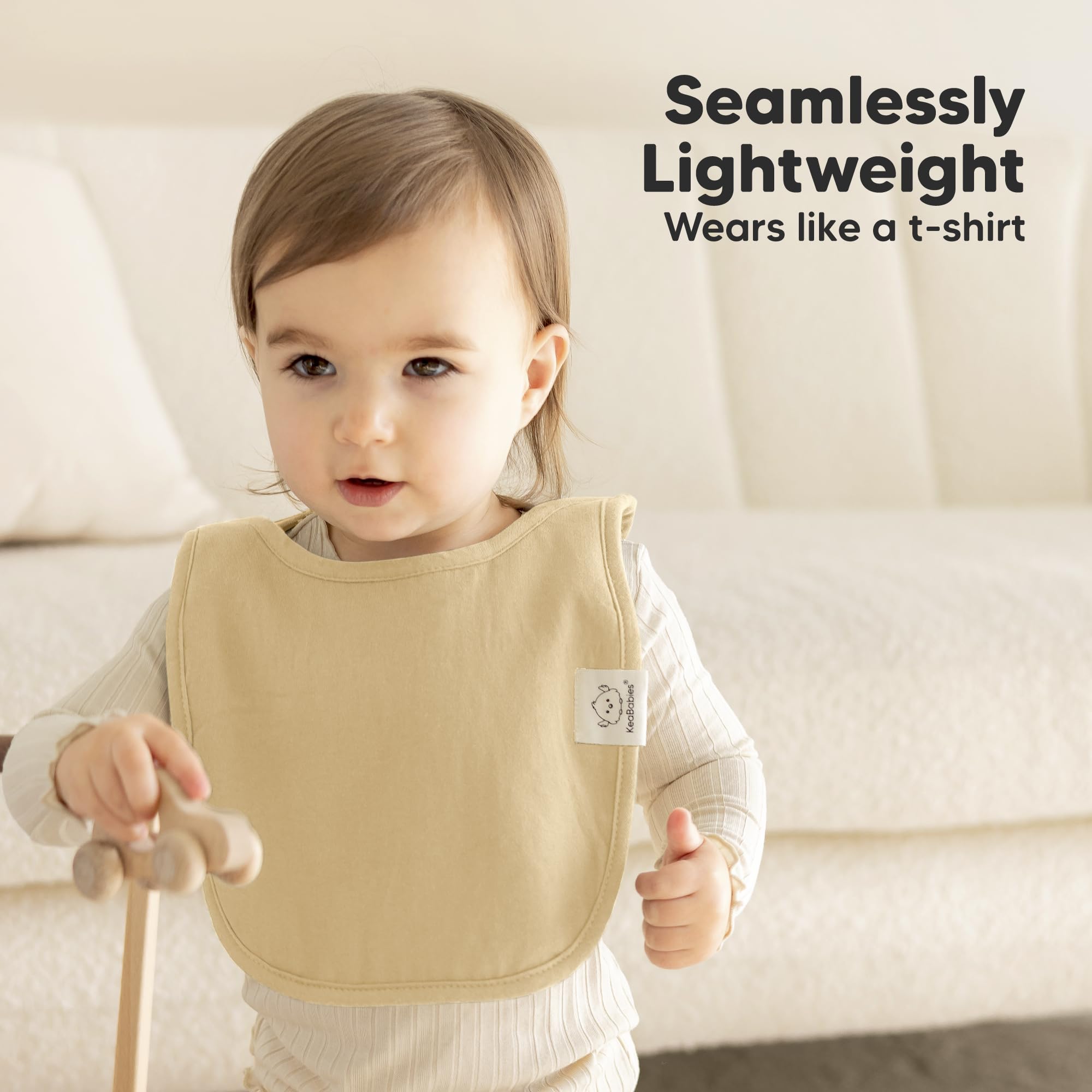 8er-Pack Baby Lätzchen für Jungen & Mädchen – Pullover Sabberlätzchen für zahnende Babys, Neugeborene & Kleinkinder – Weich & Saugfähig, Süße, Lätzchen Groß hält Ihr Baby sauber & trocken (Terracotta)