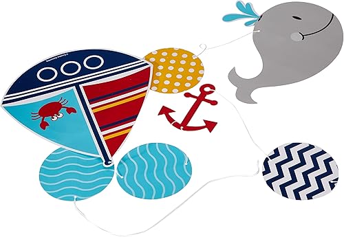 Miniatura 2 de Creative Converting Recortes colgantes para baby shower, 36" de largo, multicolor