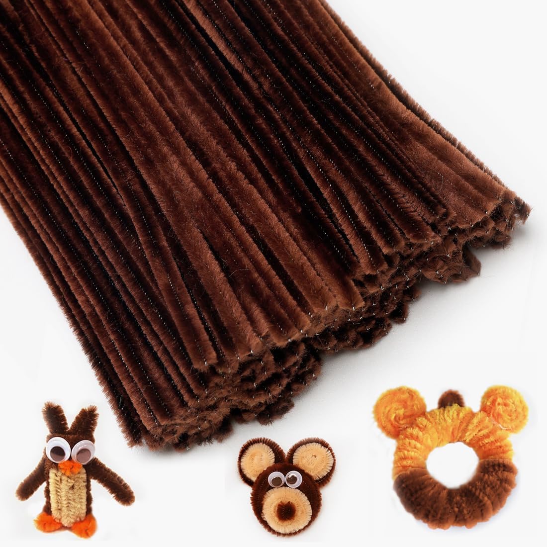 Colorful Pipe Cleaners for Crafts & Flowers -22