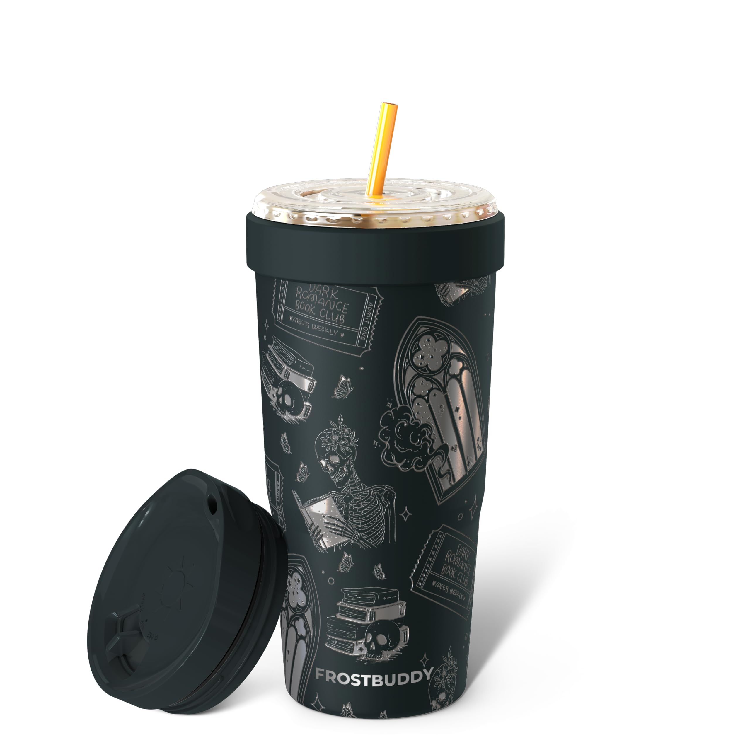 Frost Buddy Togo Buddy 30oz Iced Coffee Tumbler - ONE Lid (Moonlit Ink) โ image 1