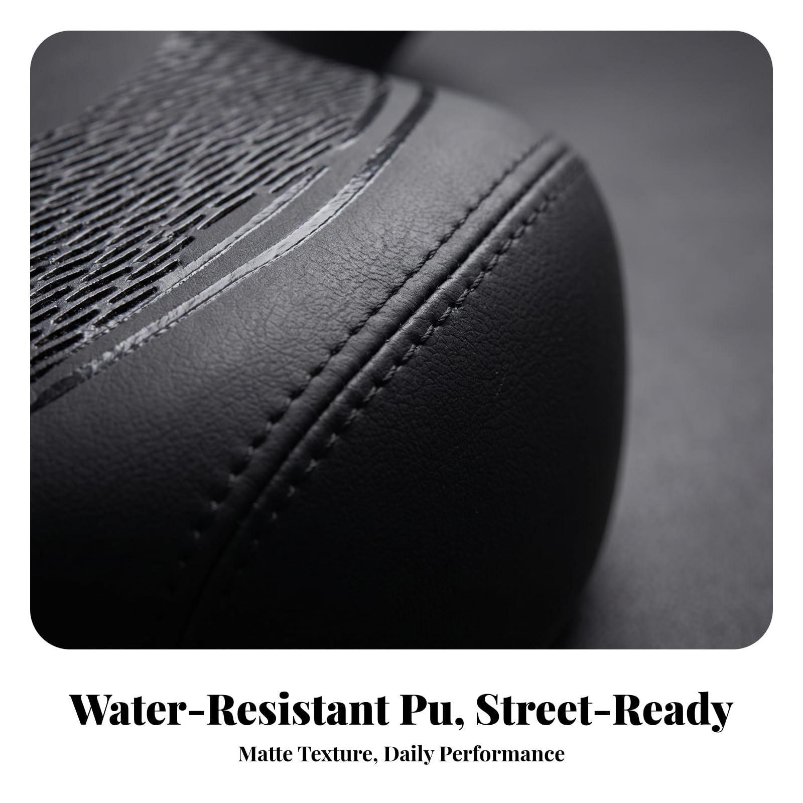 Asiento para Patinete Eléctrico Asiento Ergonómico Sillín con Respaldo Cojín Acolchado Cuero PU Respiradero Central Montaje Incluido Adecuado para Paseos Prolongados Desplazamientos al Trabajo Ocio