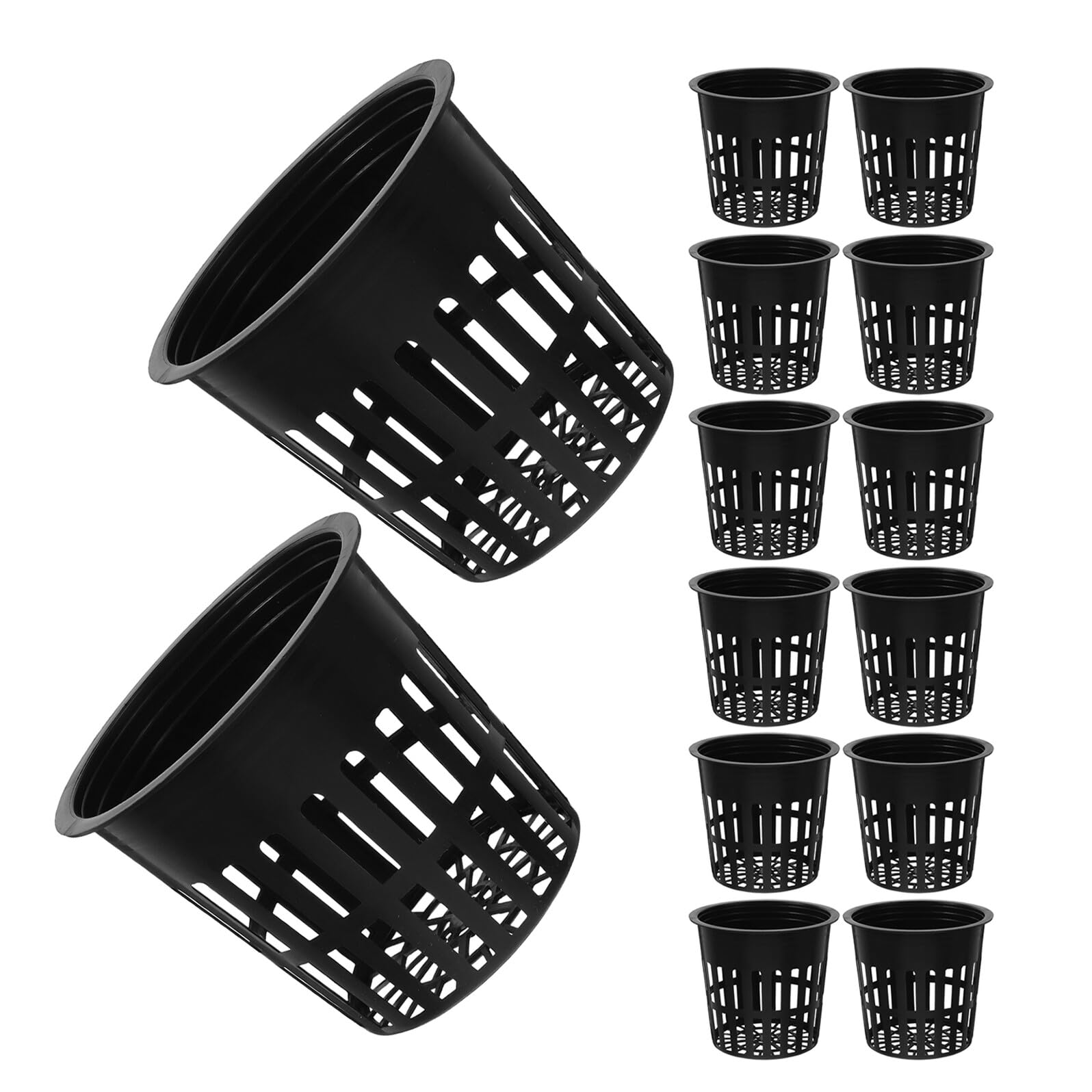 30 Paniers Hydroponiques Filet de Pots en Plastique pour Culture Jardin