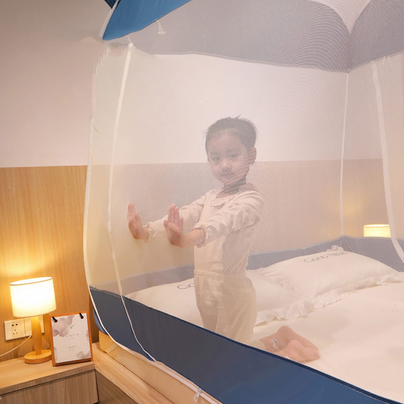 Amazon.co.jp: Pop Up Mosquito Net with Double Door Zipper