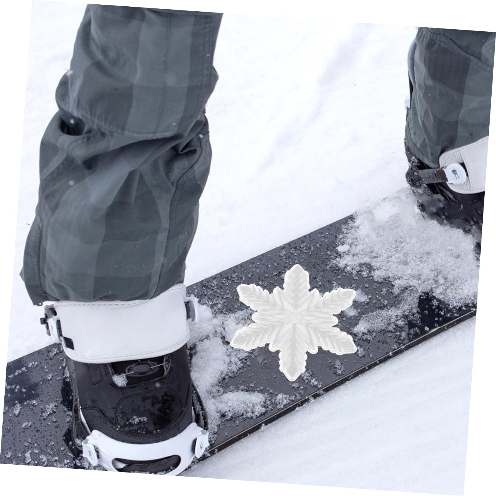 Supvox Snowboard-Aufkleber skiwachs skisocken skiausrüstung skecers Snowboard-Pad elektrisches Skateboard Aufkleber zum Skaten im Freien Anti-Rutsch-Zubehör für Snowboards Plastik Golden