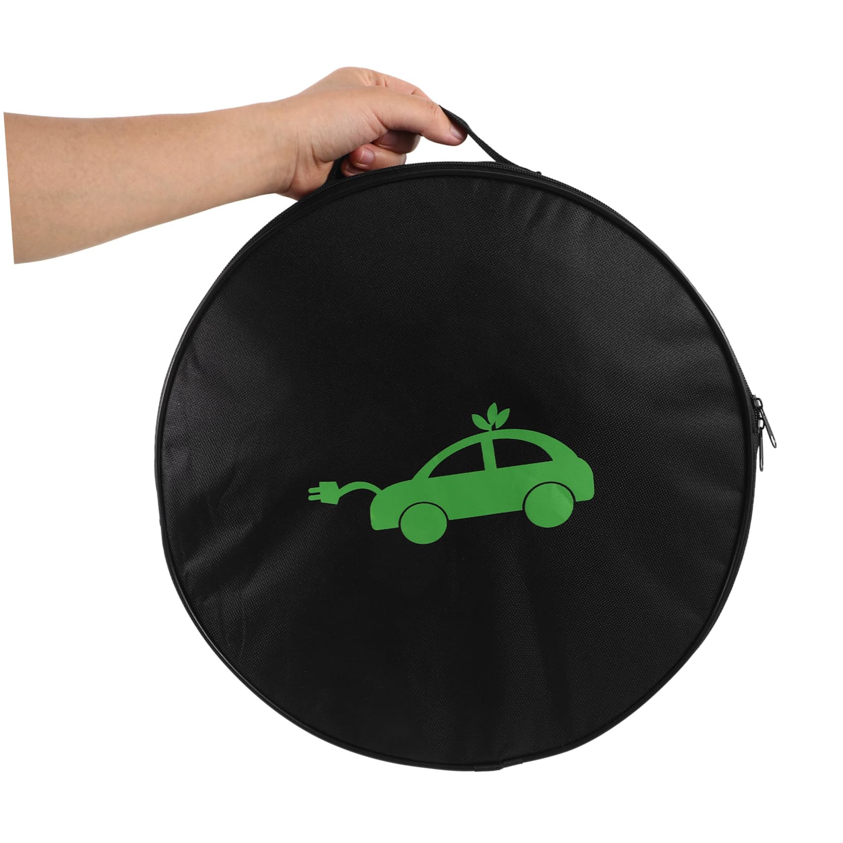 Luxshiny Estuche Organizador para Cargador De Vehículos Eléctricos Portátil y Resistente, Bolsa Redonda y Antichoque para Cables De Carga Ev, Adecuado para Viaje y Uso En Coche