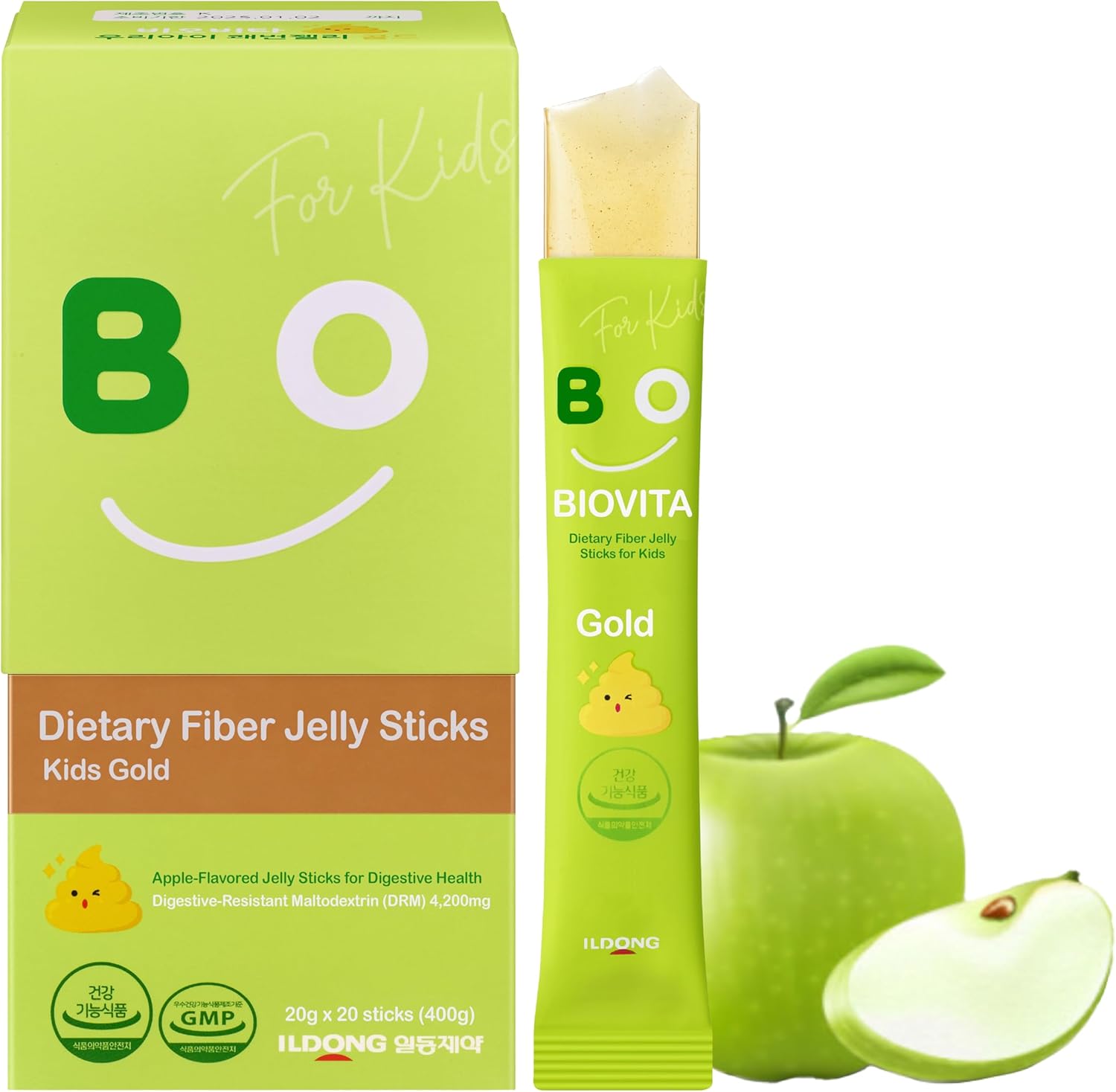 Kids Fiber Jelly (20 Sticks) – 100% Plant-Based Soluble Fiber 4,200mg, Comfortable Bowel Movement & Constipation Relief for Children. Organic Apple Juice, Vegetable Powder. Kids Fiber Jelly (20 Sticks) – 100% Plant-Based Soluble Fiber 4,200mg, Comfortable Bowel Movement & Constipation Relief for Children. Organic Apple Juice, Vegetable Powder.