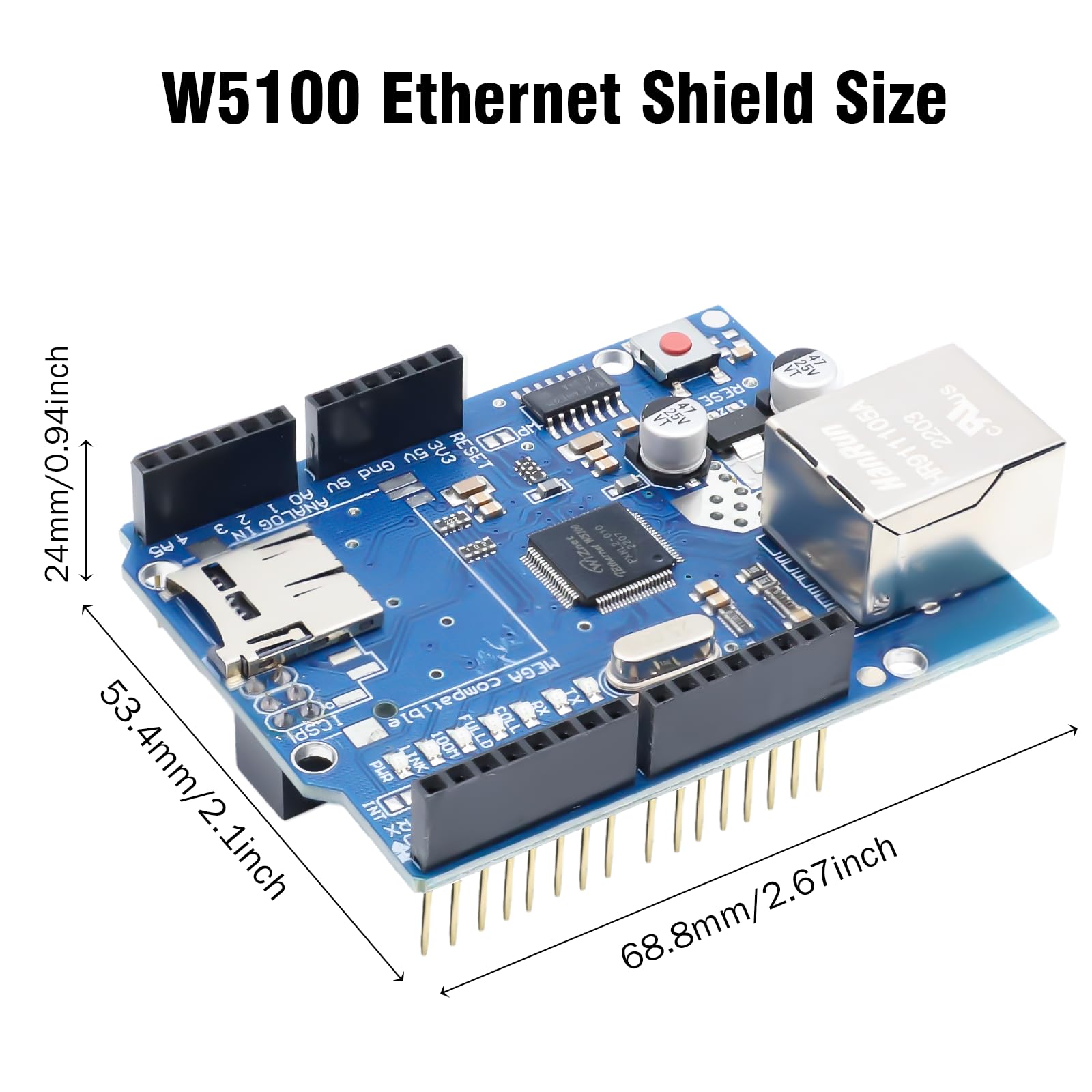 W5100 Scheda Binghe per Ethernet compatibile con Arduino