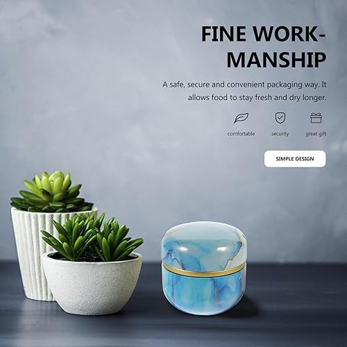 Miniatura 5 de Luxshiny Tarro de velas perfumadas para bricolaje, botes de té de estilo japonés, 1.76 oz, redondo hermético, contenedor de energía suelto, ollas de