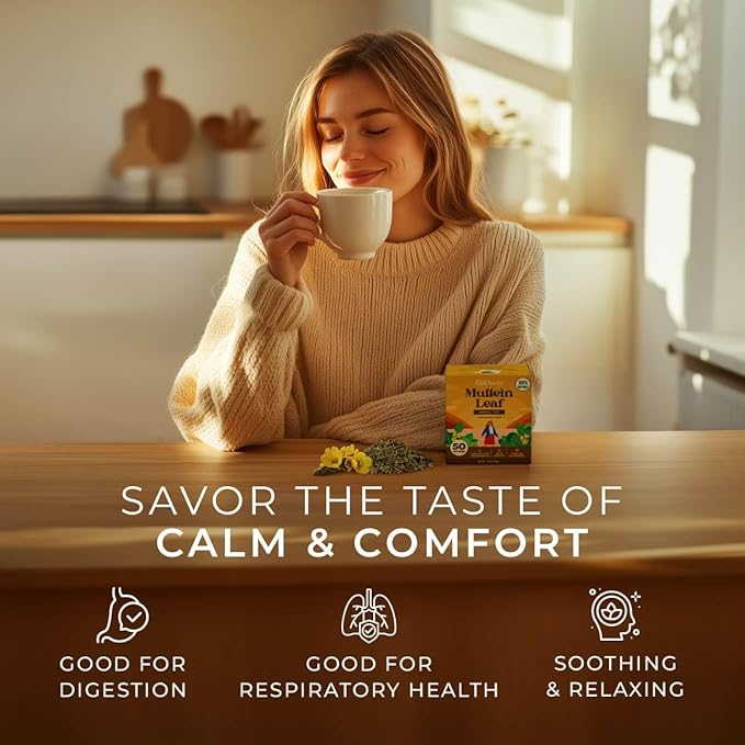 Té de Hojas de Gordolobo 50 Saquitos Sin Cafeína miniatura 3