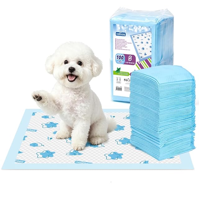 Nobleza Empapadores Perros Pañales 100pcs Desechables para Perros, 40*60cm