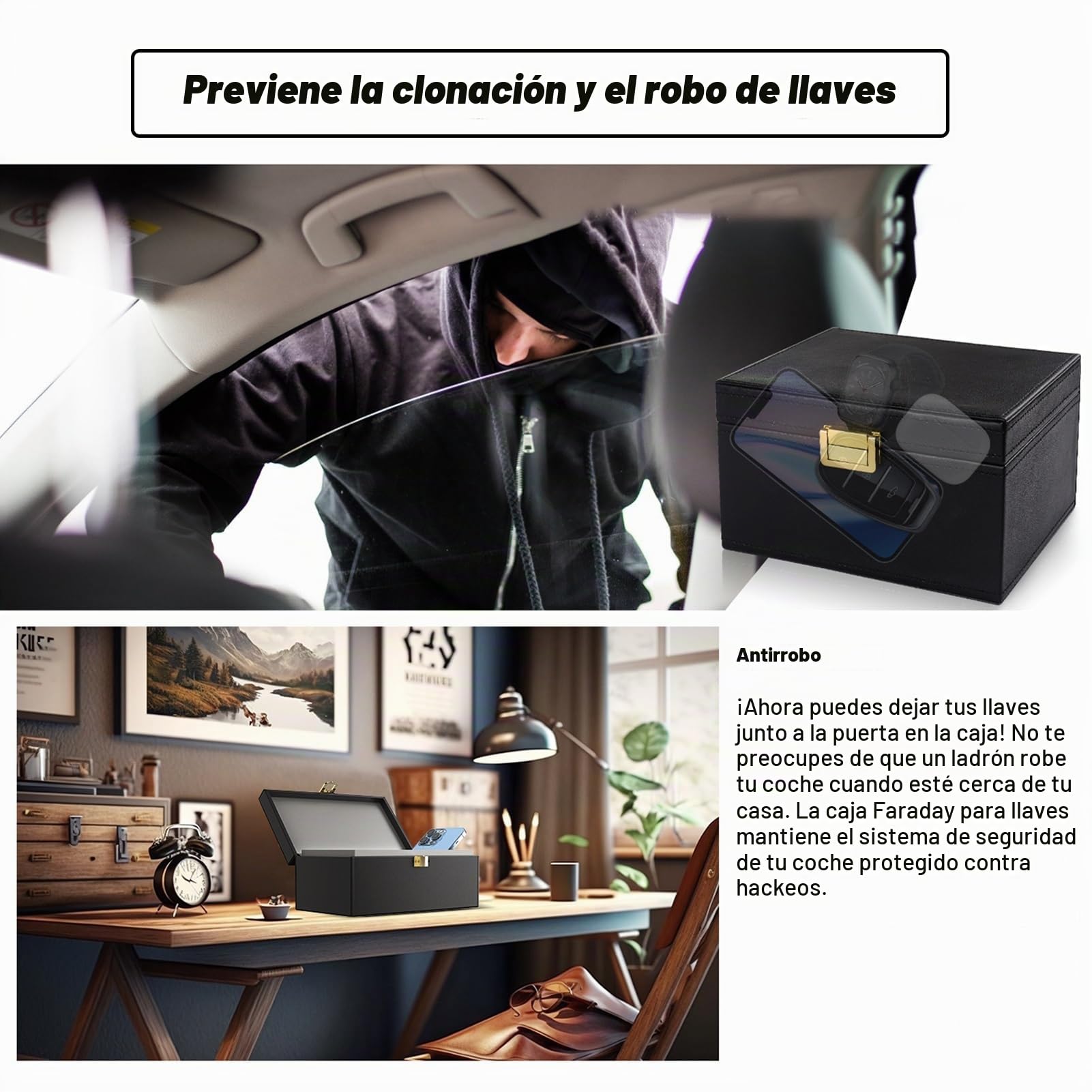 Jaula De Faraday Caja Faraday, Para Llaves De Coche, Teléfonos Y Tabletas, Caja EMP De Bloqueo De Señal RFID, Bloqueador De Señal WiFi Y GPS (Size : 19cmx12cmx9cm)