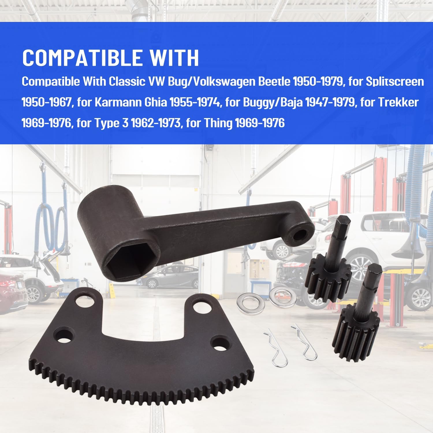 000133 Torque Multiplier Leverage Tool Compatible with Classic Vw Bug/Volkswagen Beetle 1950-1979 Remove Install 36mm Axle Nut and Flywheel Gland Nut