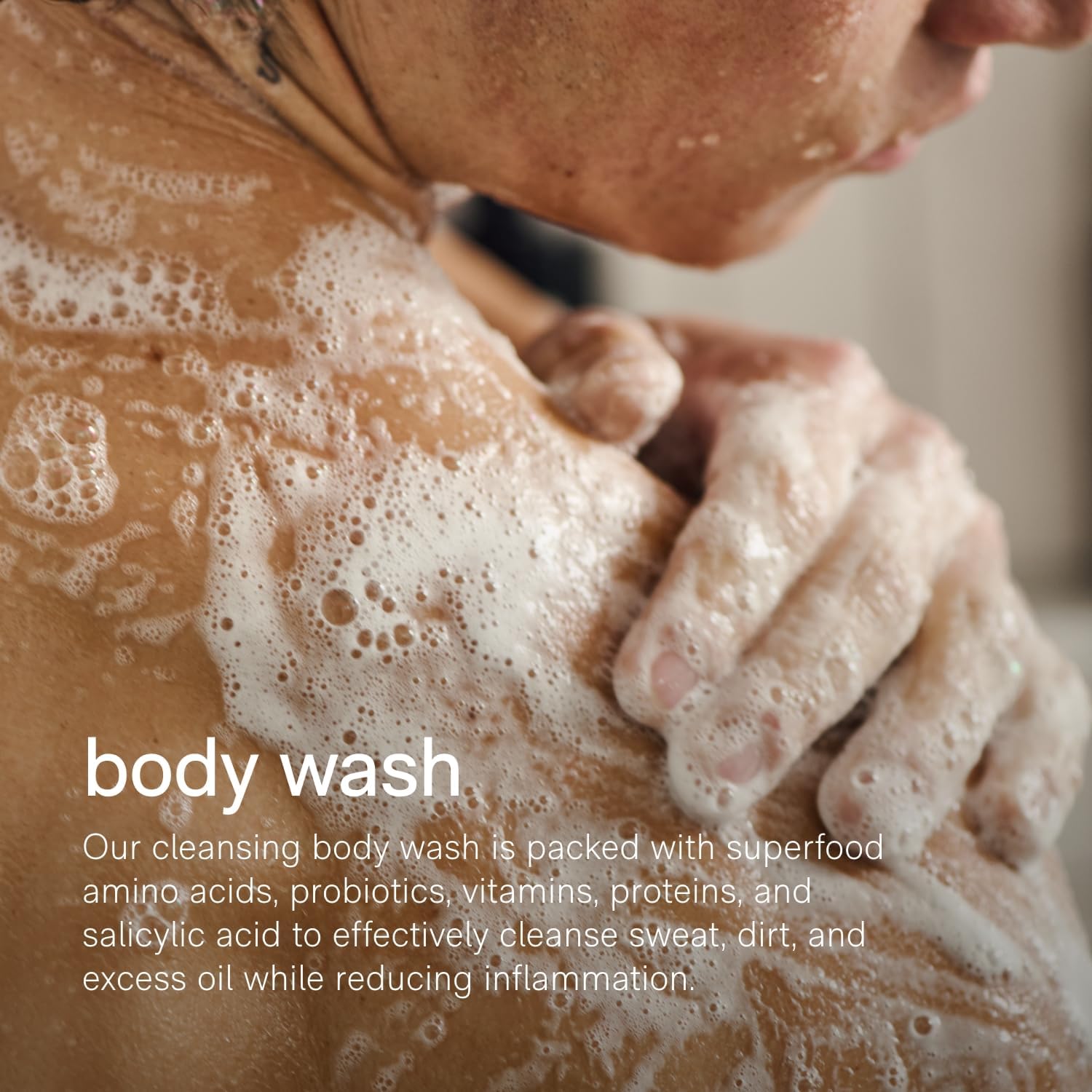 Jack Henry Men's Exfoliating Body Wash with Salicylic & Mandelic Acids