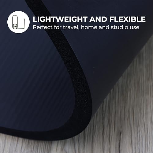 Miniatura 4 de Sunshine Yoga Rodillera, 24 x 12 pulgadas, 0.591 in de grosor, coderas de entrenamiento para tablones, pilates o ejercicio, alfombrilla de rodillas