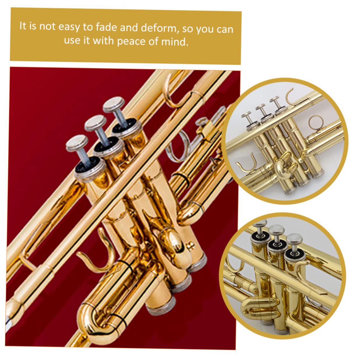 TOYANDONA 4 Sets Trompete Wartung Unteren Top Kolben Abdeckungen Ventil Kappen Kit Taste Ventile Spielbarkeit Haltbarkeit